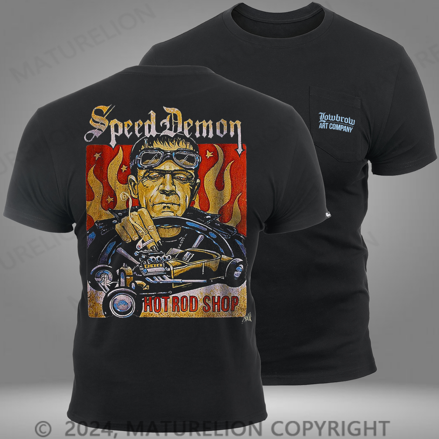 Maturelion Speed Demon von Lowbrow Art Company Tasche T-Shirt