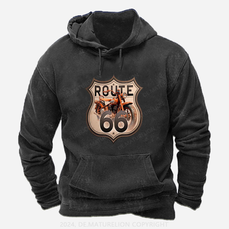 Route 66 Motorrad Hoodie