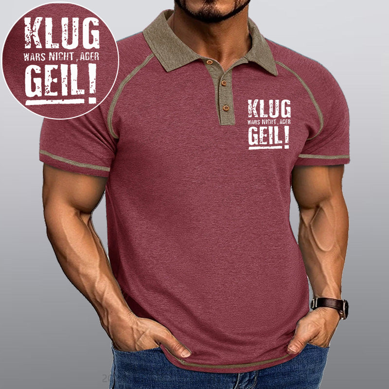 Maturelion Klug Wars Nicht Aber Geil Kragen T-Shirt