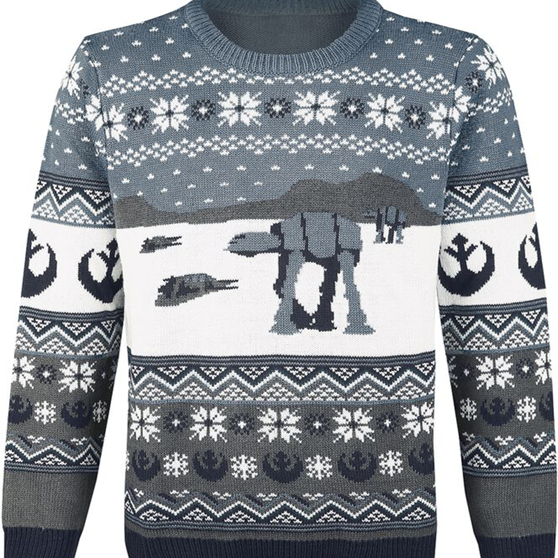 AT-AT Hässliche Weihnachtspullover Funny Xmas Ugly Christmas Sweater