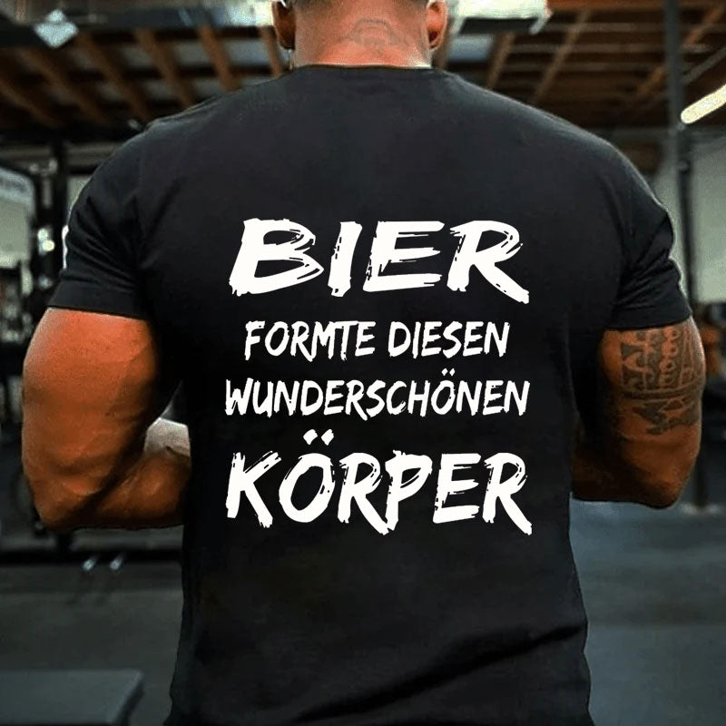 Bier formte diesen Körper T-Shirt