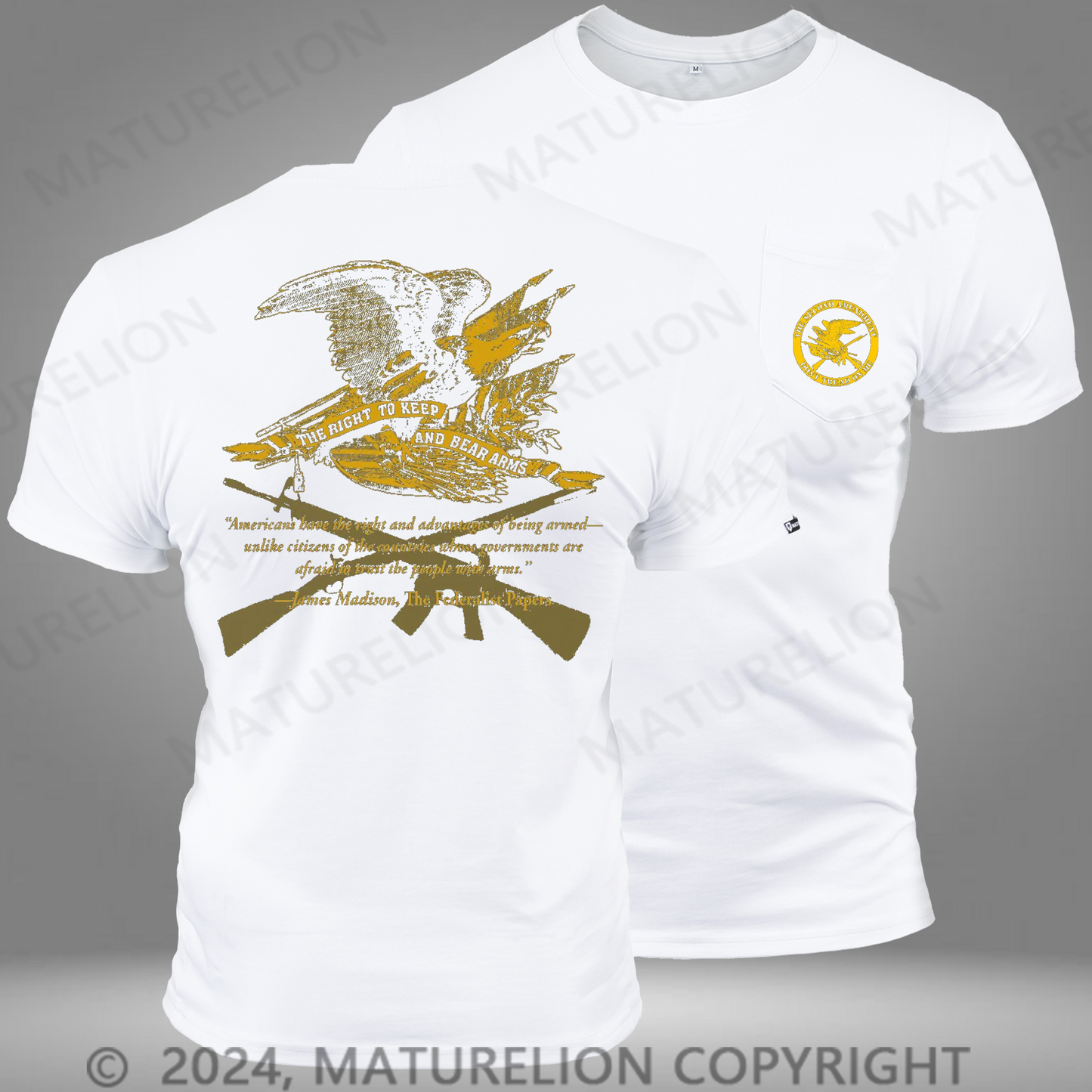 Maturelion Recht, Waffen zu tragen Tasche T-Shirt