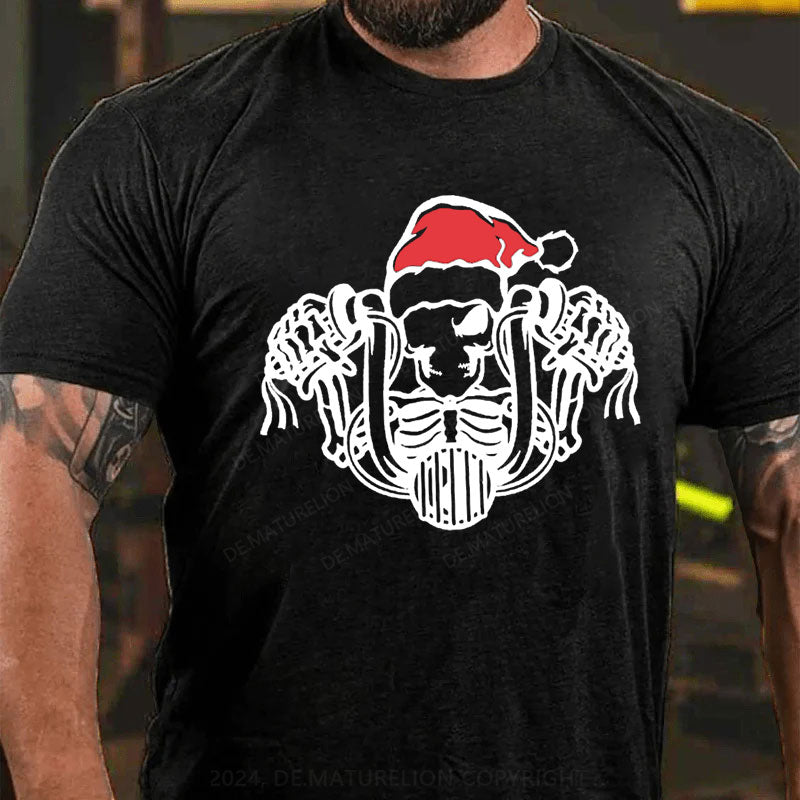 Frohe Weihnachten Motorrad T-Shirt