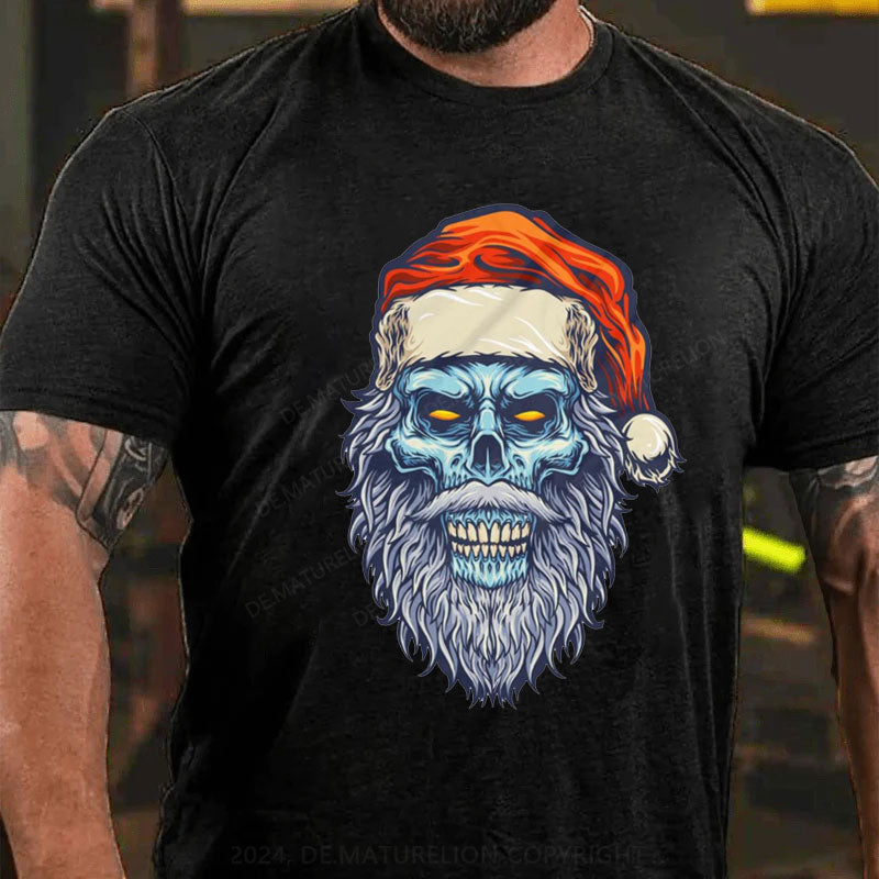 Frohe Weihnachten Schädel T-Shirt