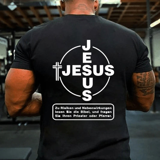 Jesus Zu Risiken und Nebenwirkungen lesen Sie die Bibel T-Shirt