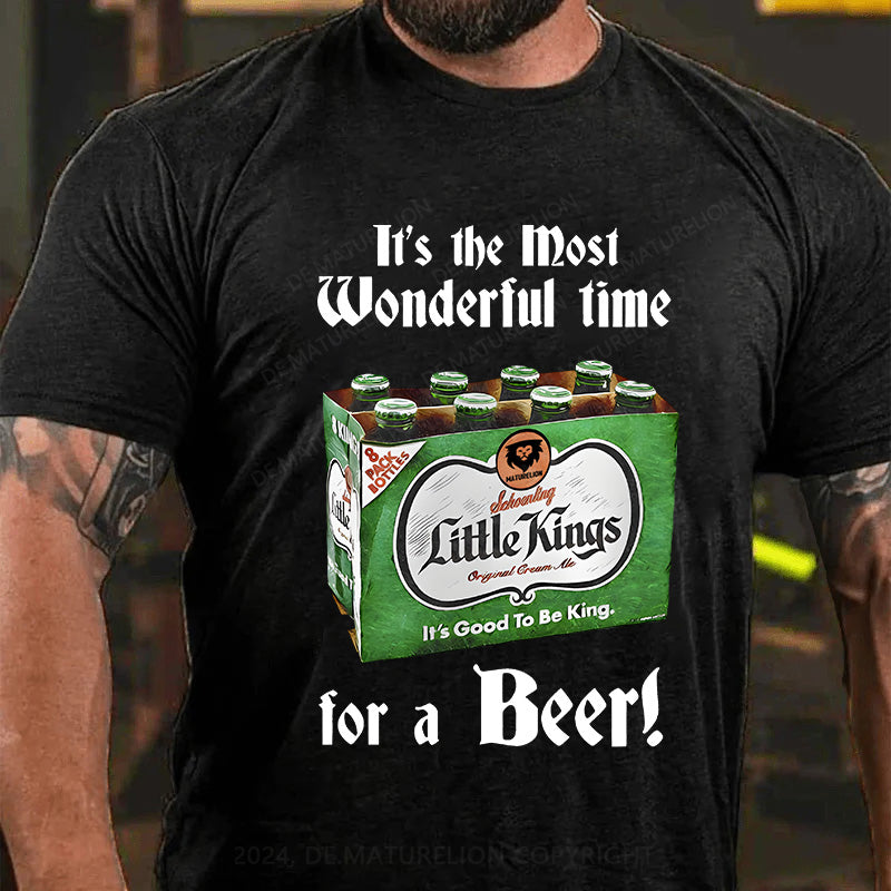 Es ist die schönste Zeit fürs Bier! T-Shirt