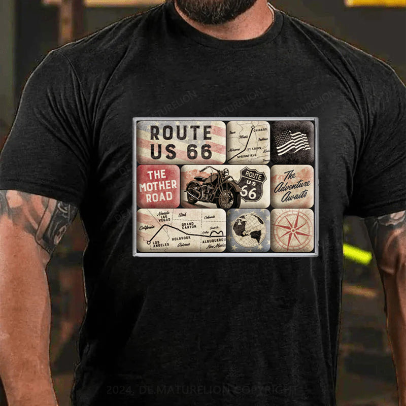 Maturelion Route 66 T-Shirt