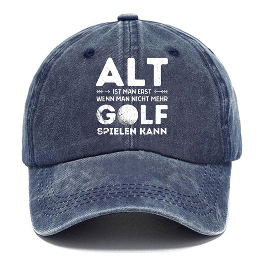 Golfspieler Golf Rentner Senioren Lustig Baseball Cap