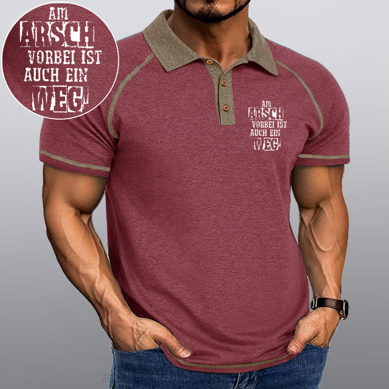 Maturelion Am Arsch Vorbei Ist Auch Ein Weg Kragen T-Shirt