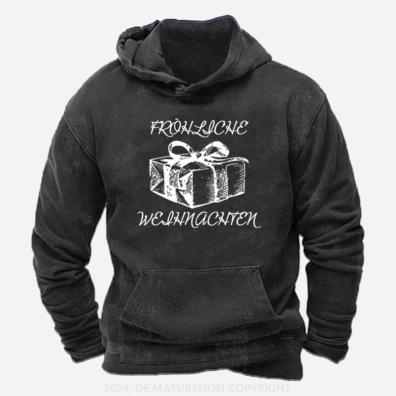 Geschenk Frohe Weihnachten Hoodie