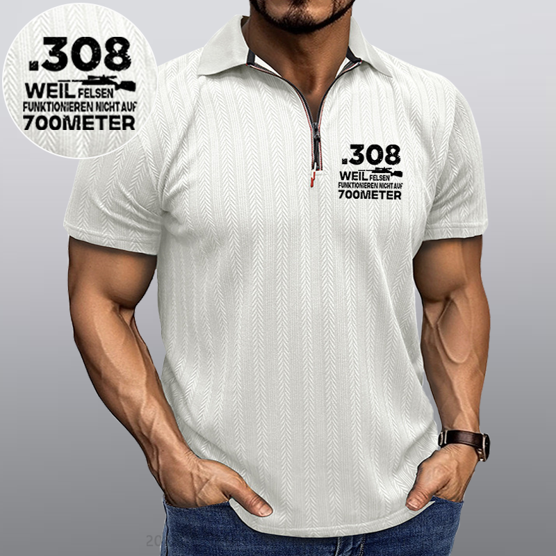 Maturelion .308 Weil Felsen Funktionieren Nicht Auf 700 MeterKragen T-Shirt