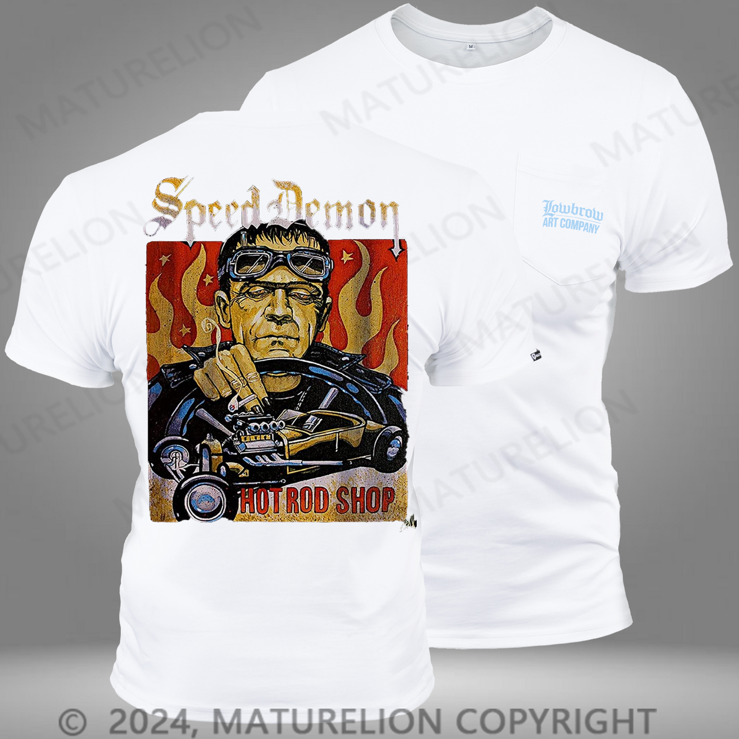 Maturelion Speed Demon von Lowbrow Art Company Tasche T-Shirt