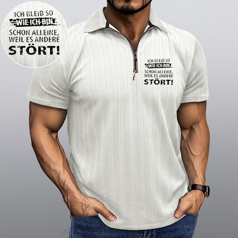 Maturelion Ich Bleib So Wie Ich Bin Schon Alleine, Weil Es Andere Stört Kragen T-Shirt