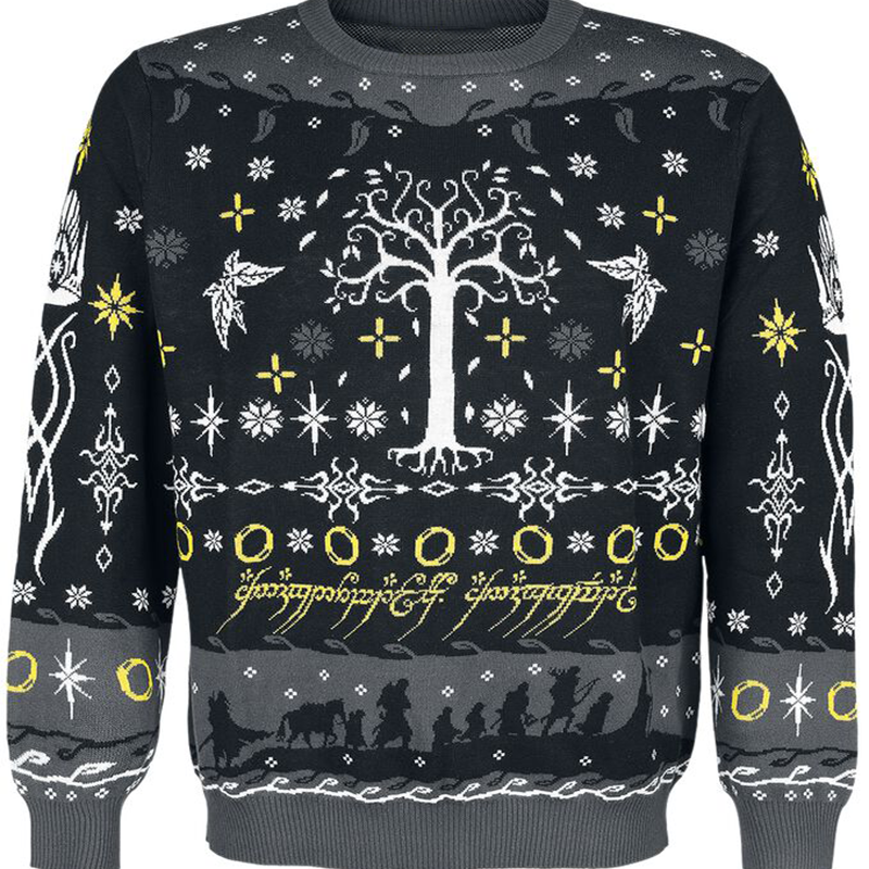 Baum Von Gondor Hässliche Weihnachtspullover Funny Xmas Ugly Christmas Sweater