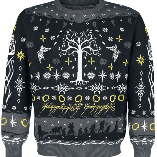 Baum Von Gondor Hässliche Weihnachtspullover Funny Xmas Ugly Christmas Sweater