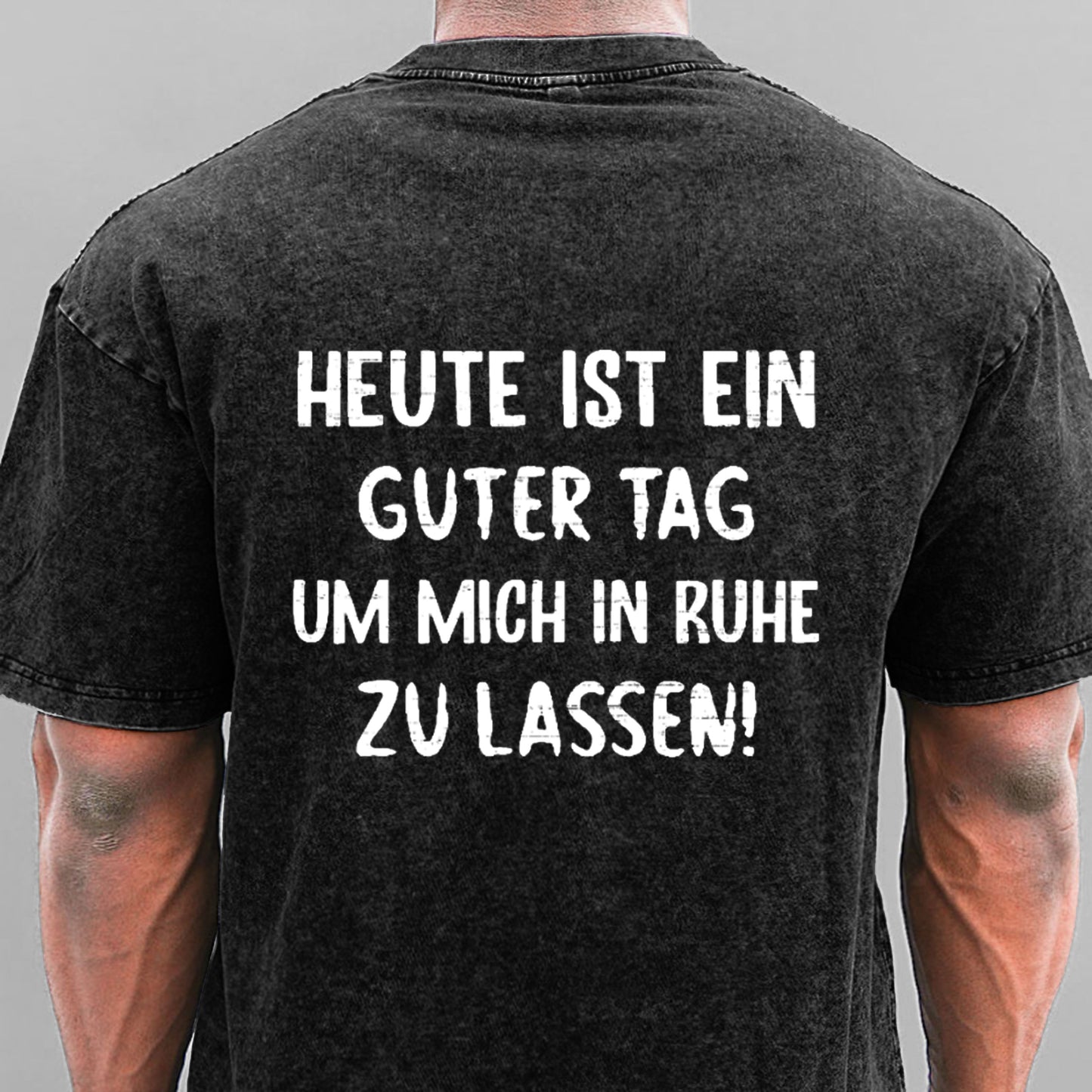 Heute Ist Ein Guter Tag Um Mich In Ruhe Zu Lassen Gewaschene Vintage T-Shirt