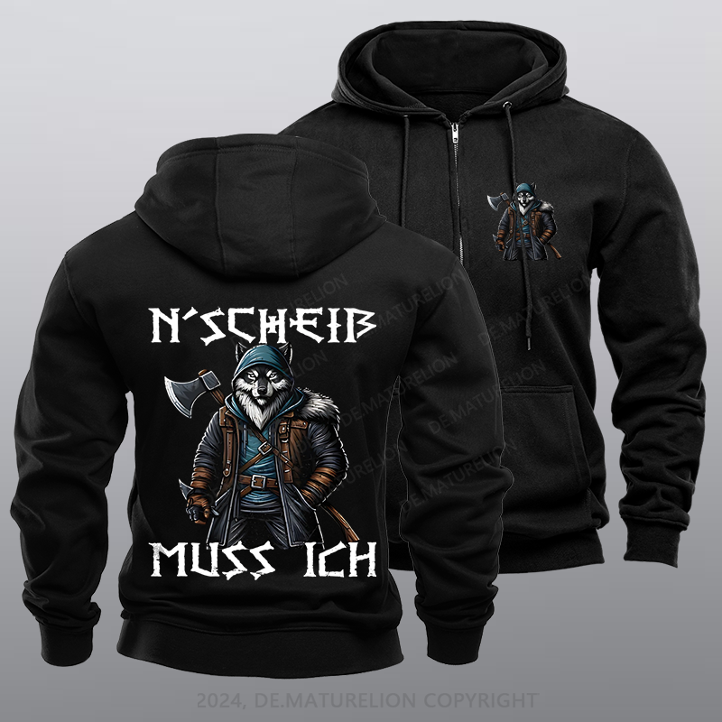 Maturelion N´Scheiß Reißverschluss Hoodie