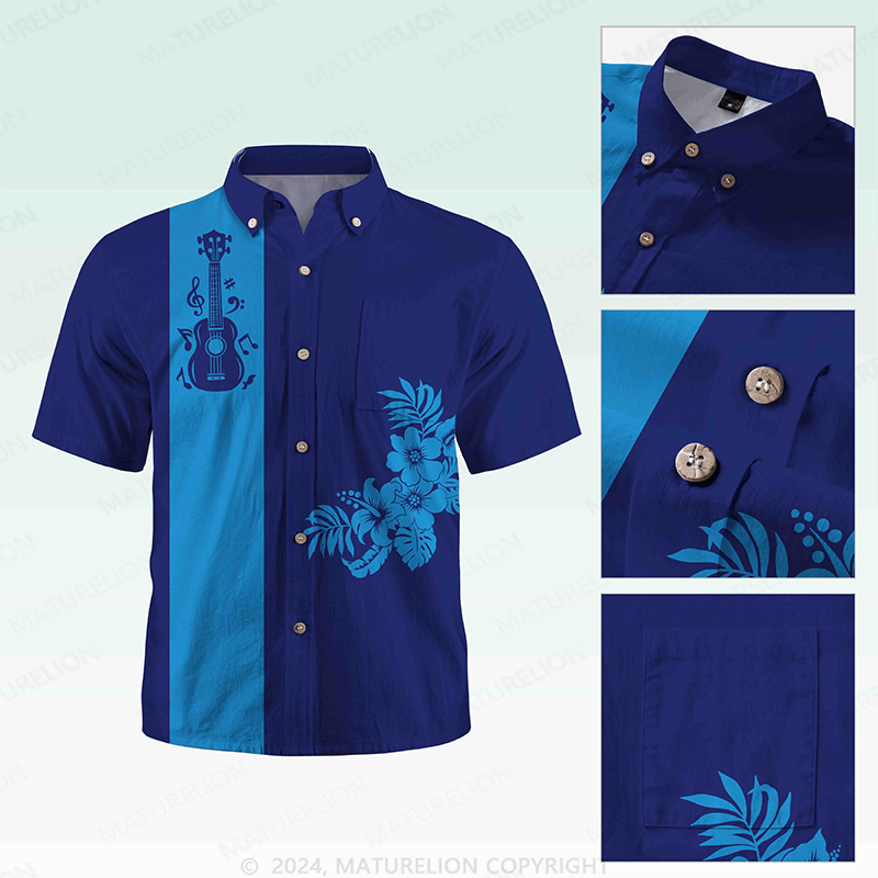 Maturelion Hawaiian Shirt Sommer Hawaiian Shirt