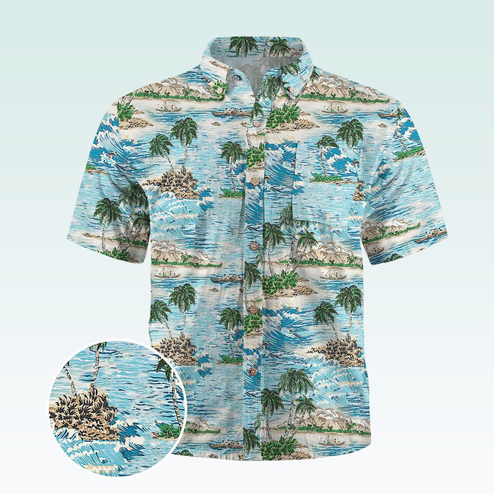 Maturelion Hawaiian Shirt Spooner Tailored Camp Hawaiian Shirt