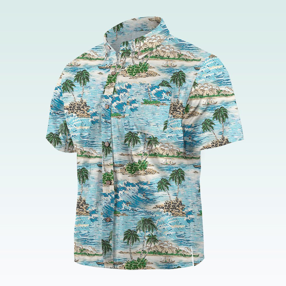 Maturelion Hawaiian Shirt Spooner Tailored Camp Hawaiian Shirt