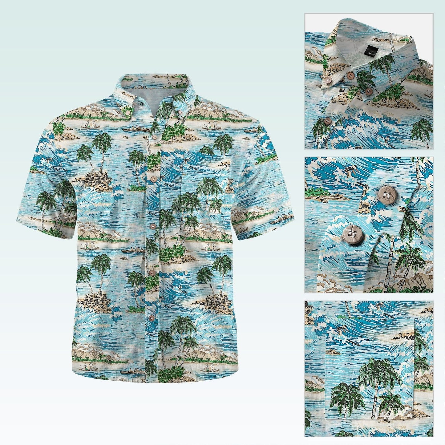 Maturelion Hawaiian Shirt Spooner Tailored Camp Hawaiian Shirt