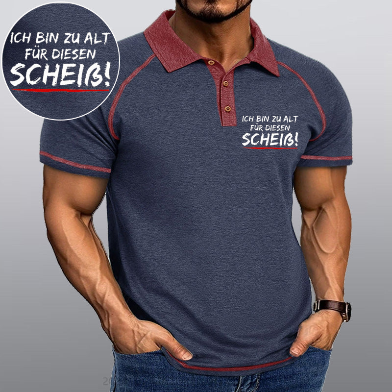 Maturelion Ich Bin Zu Alt Für Diesen Scheiß Kragen T-Shirt