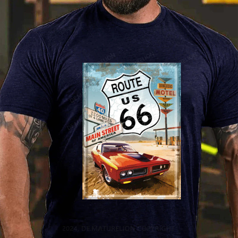 Maturelion Route 66 T-Shirt