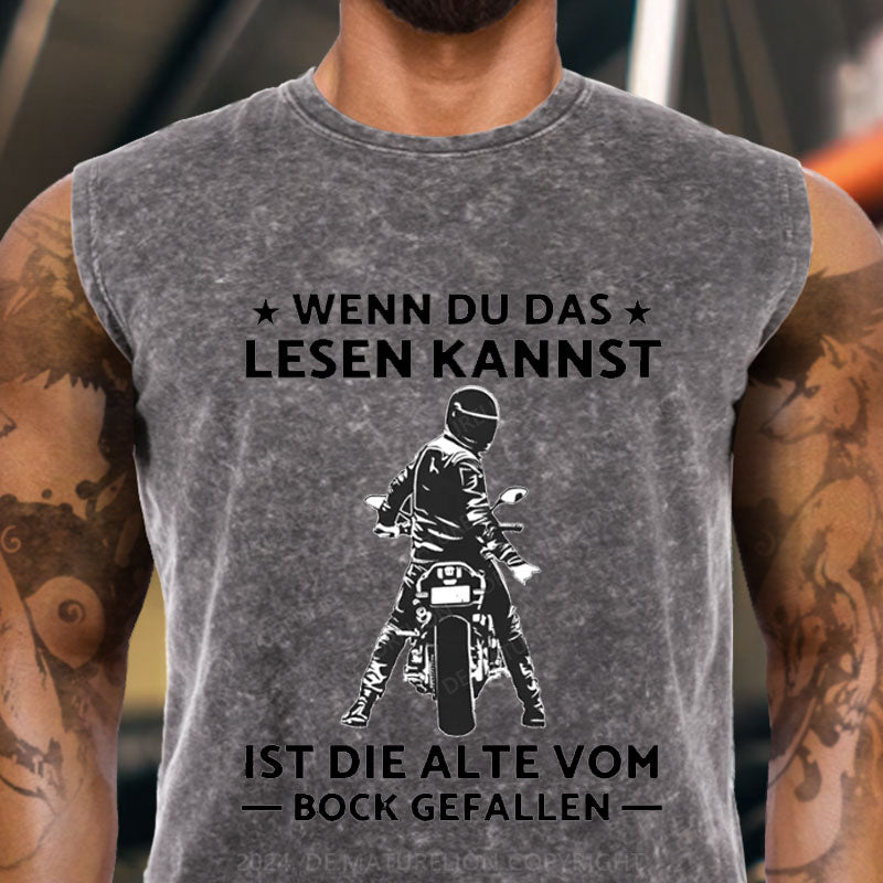 Wenn du das lesen kannst Tank Top