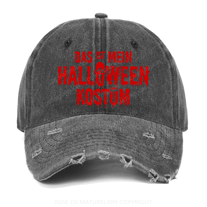 Das Ist Mein Halloween Kostüm Halloween Gewaschene Vintage Cap