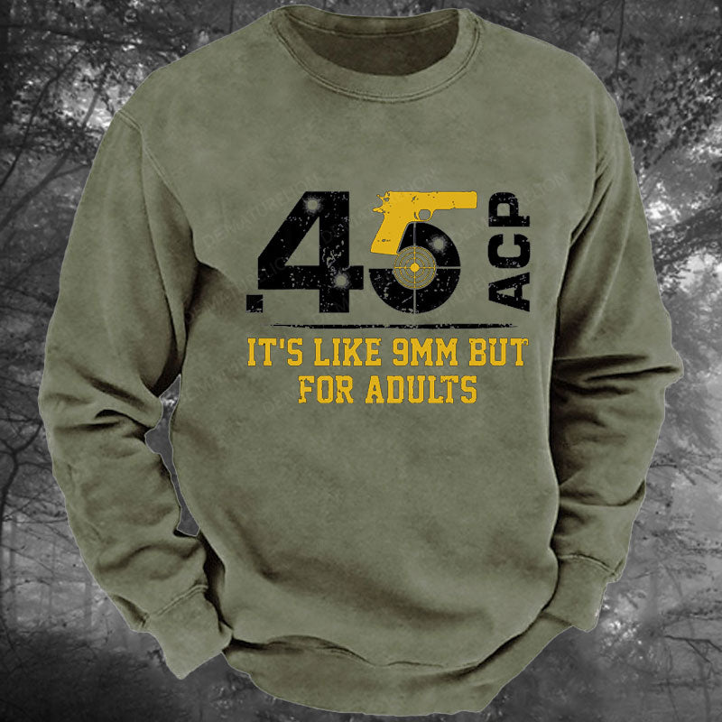 ACP Wie 9mm Gewaschenes Sweatshirt