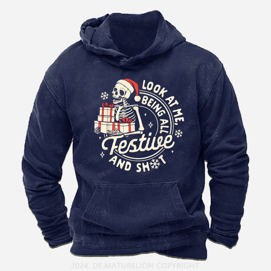 Weihnachten Schau mich an, wie ich so festlich bin und so Hoodie