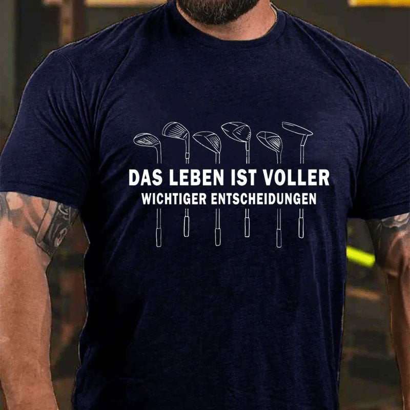 Golf Lustig Golfspieler Golfplatz T-Shirt