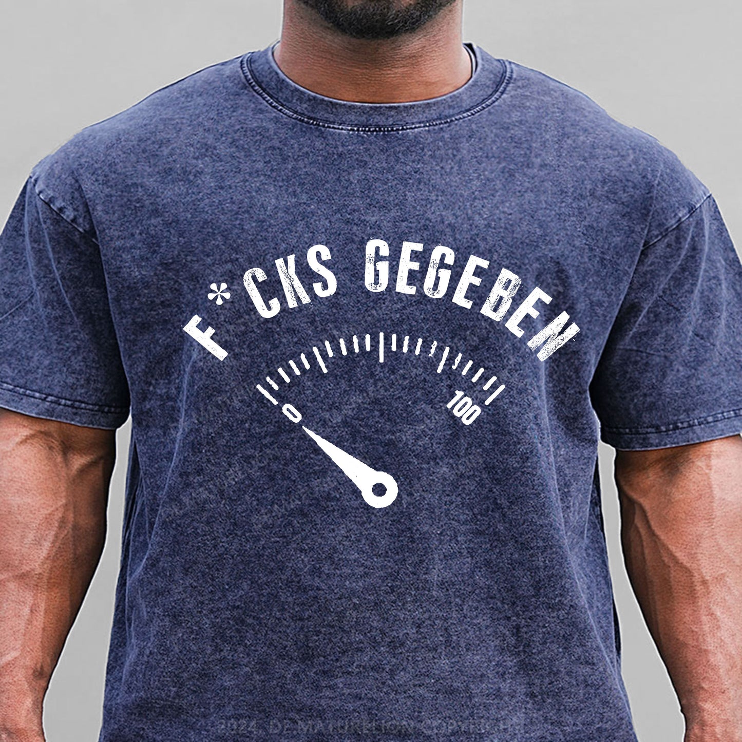 F*cks gegeben Gewaschene Vintage T-Shirt