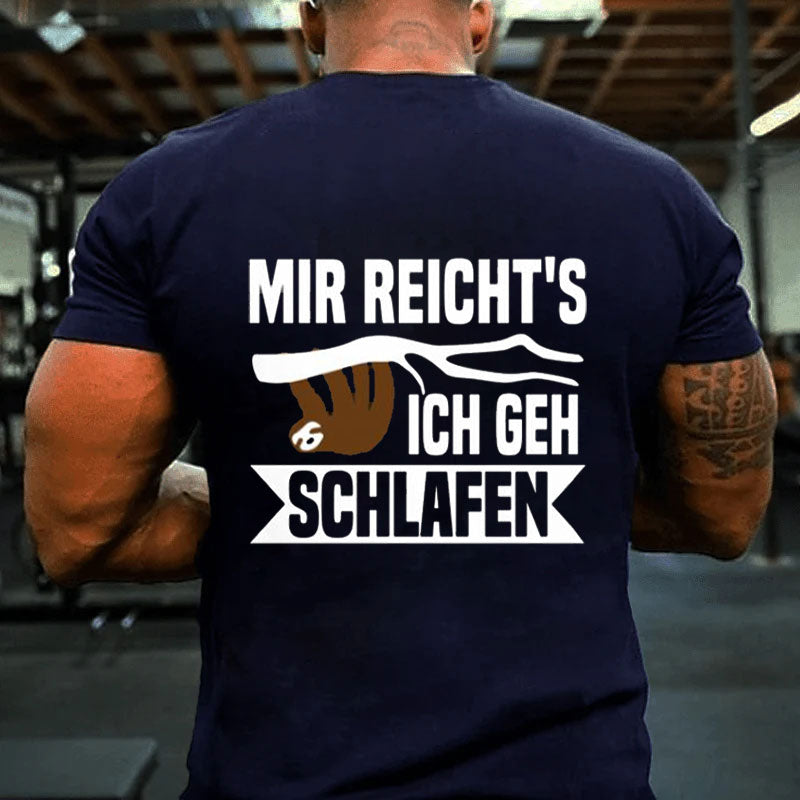 Ich gehe Schlafen Männer T-Shirt