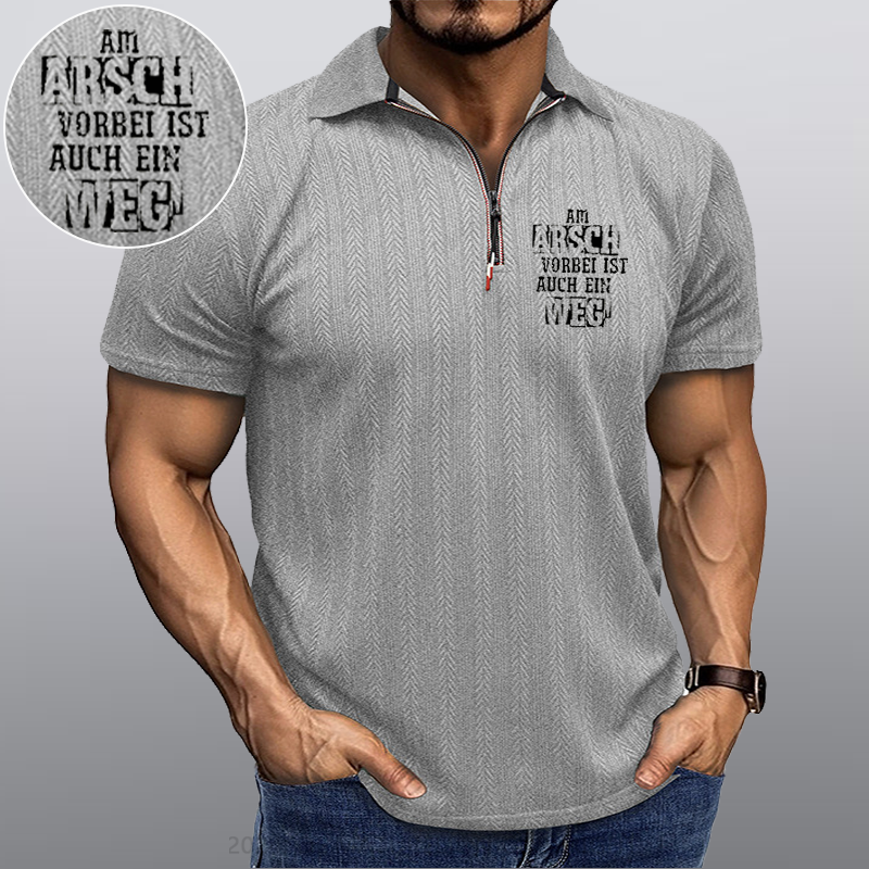 Maturelion Am Arsch Vorbei Ist Auch Ein Weg Kragen T-Shirt