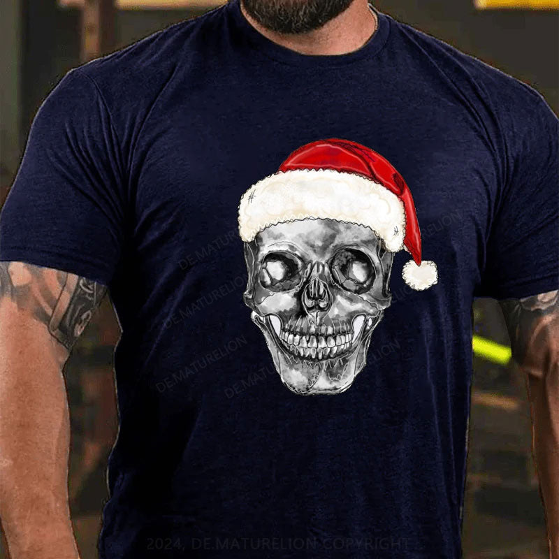 Weihnachten Schädel T-Shirt