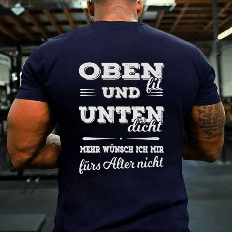 Oben Fit Und Unten Dicht T-Shirt