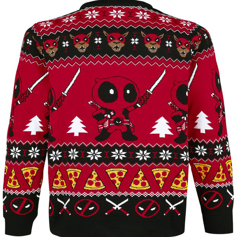 Einen Deadpool-Weihnachten Wünsch Ich Dir Hässliche Weihnachtspullover Funny Xmas Ugly Christmas Sweater