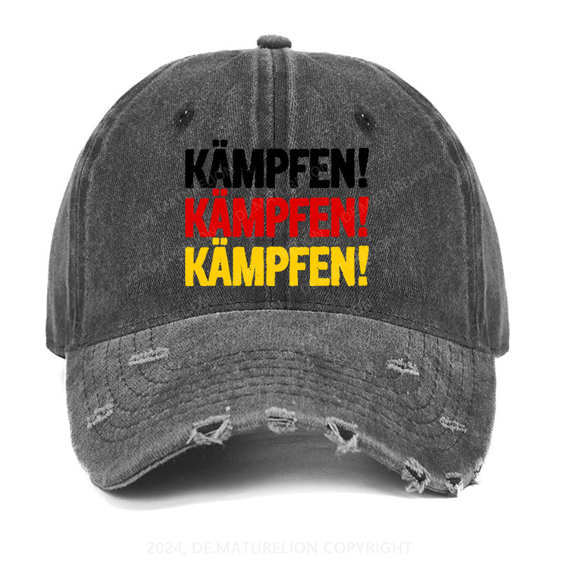 Kämpfen Kämpfen Kämpfen Gewaschene Vintage Cap