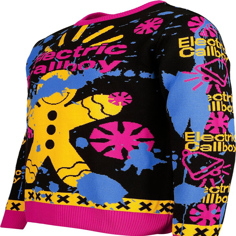 Klassische Band Hässliche Weihnachtspullover Funny Ugly Christmas Sweater