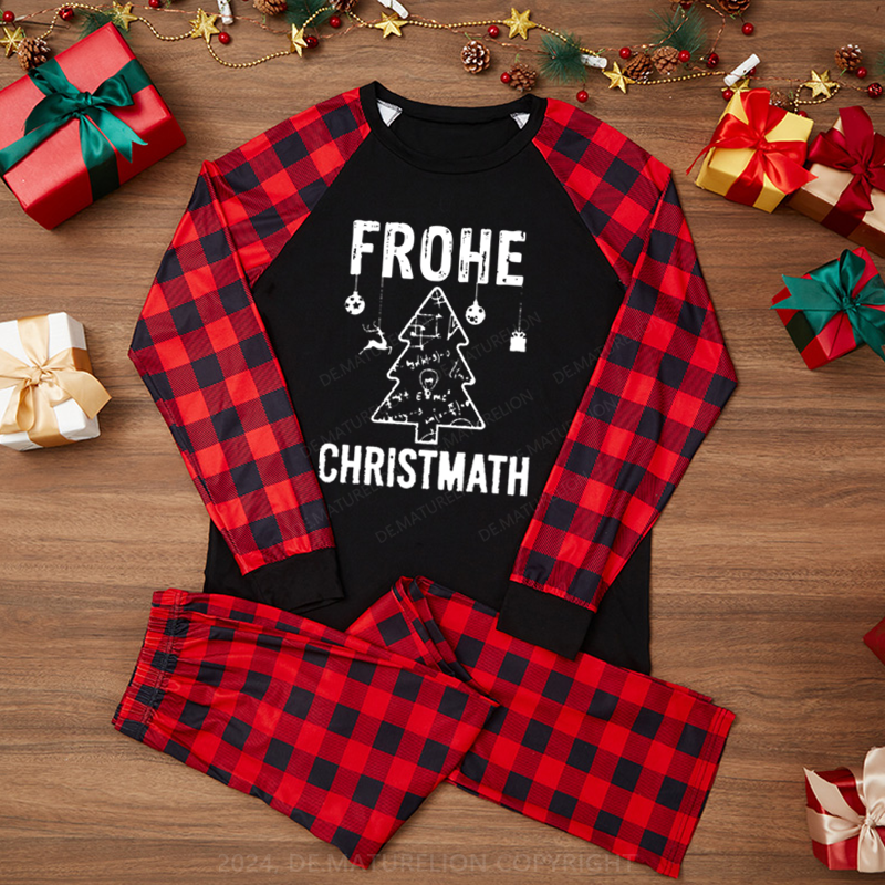 Maturelion Frohe Christmath Weihnachten Familien Pyjama