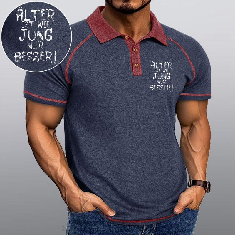 Maturelion Älter ist wie jung nur besser Kragen T-Shirt