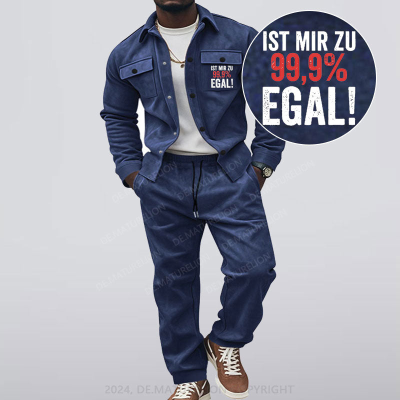 Maturelion Ist Mir Zu 99,9% Egal Jacke und Hose Set