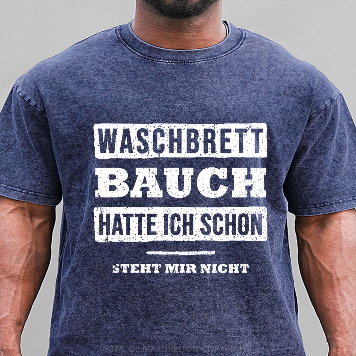 Waschbrett Bauch Hatte Ich Schon Steht Mir Nicht Gewaschene Vintage T-Shirt