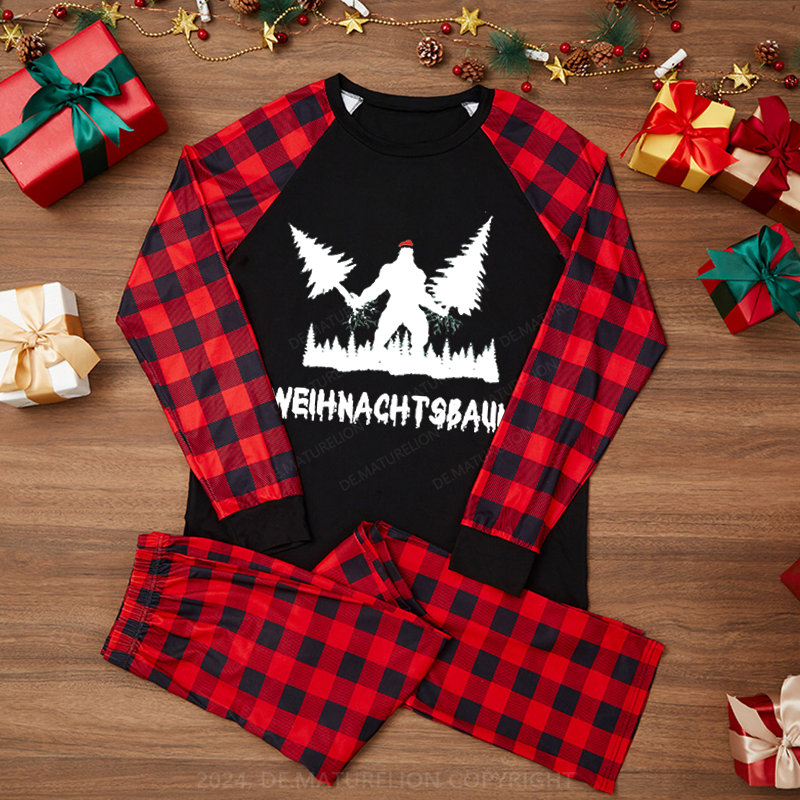 Maturelion Weihnachtsbaum Weihnachten Familien Pyjama