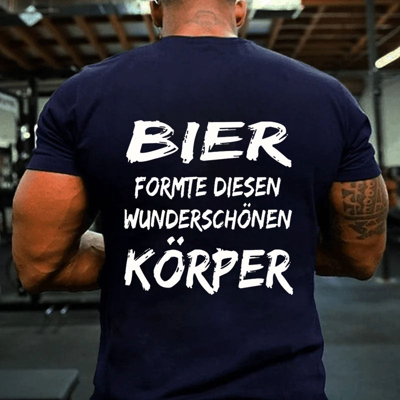 Bier formte diesen Körper T-Shirt