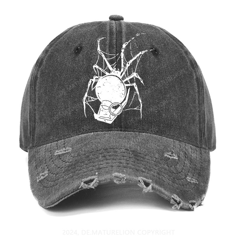 Halloween Teufel Spinne Gewaschene Vintage Cap