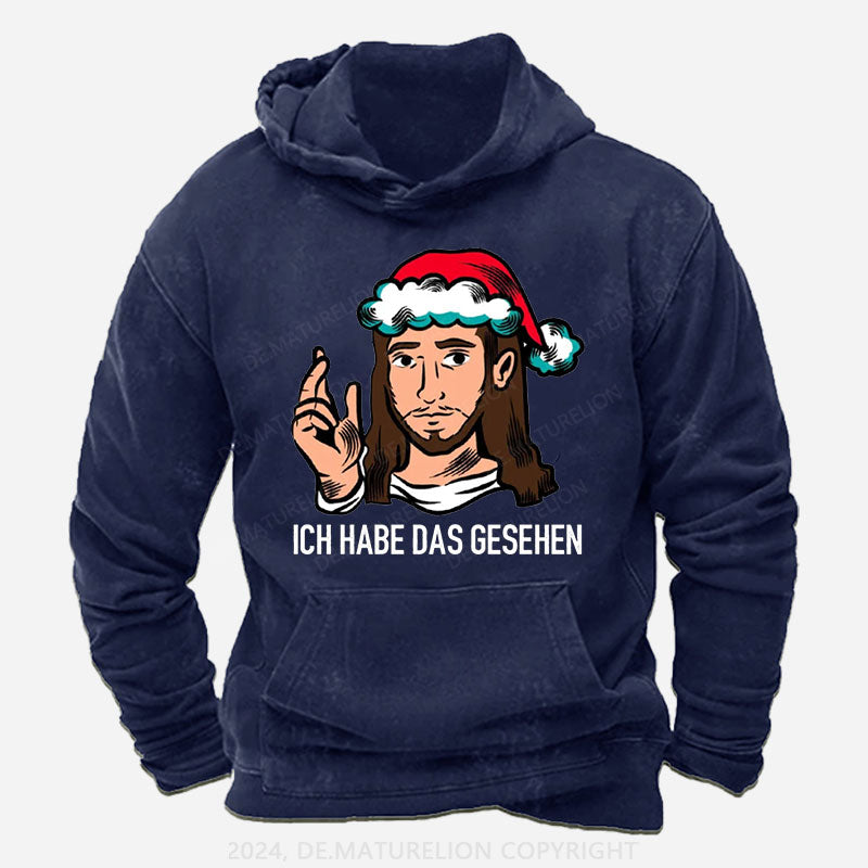 Ich habe das gesehen Weihnachten Hoodie