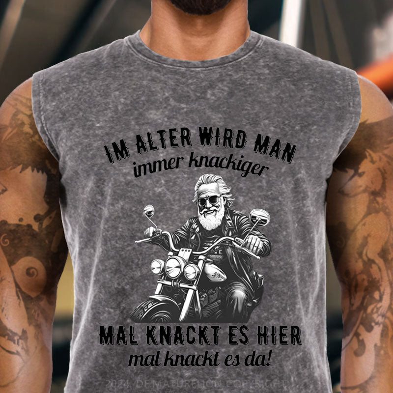 Im Alter wird man immer knackiger Tank Top