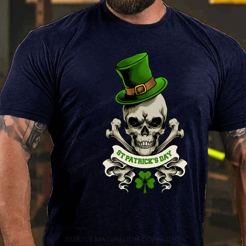 St. Patricks Tag Skeleton T-Shirt